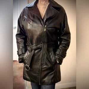 Hugo Buscati Black Leather Jacket
